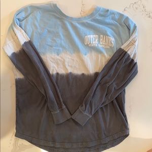 Outer banks tye dye long sleeve